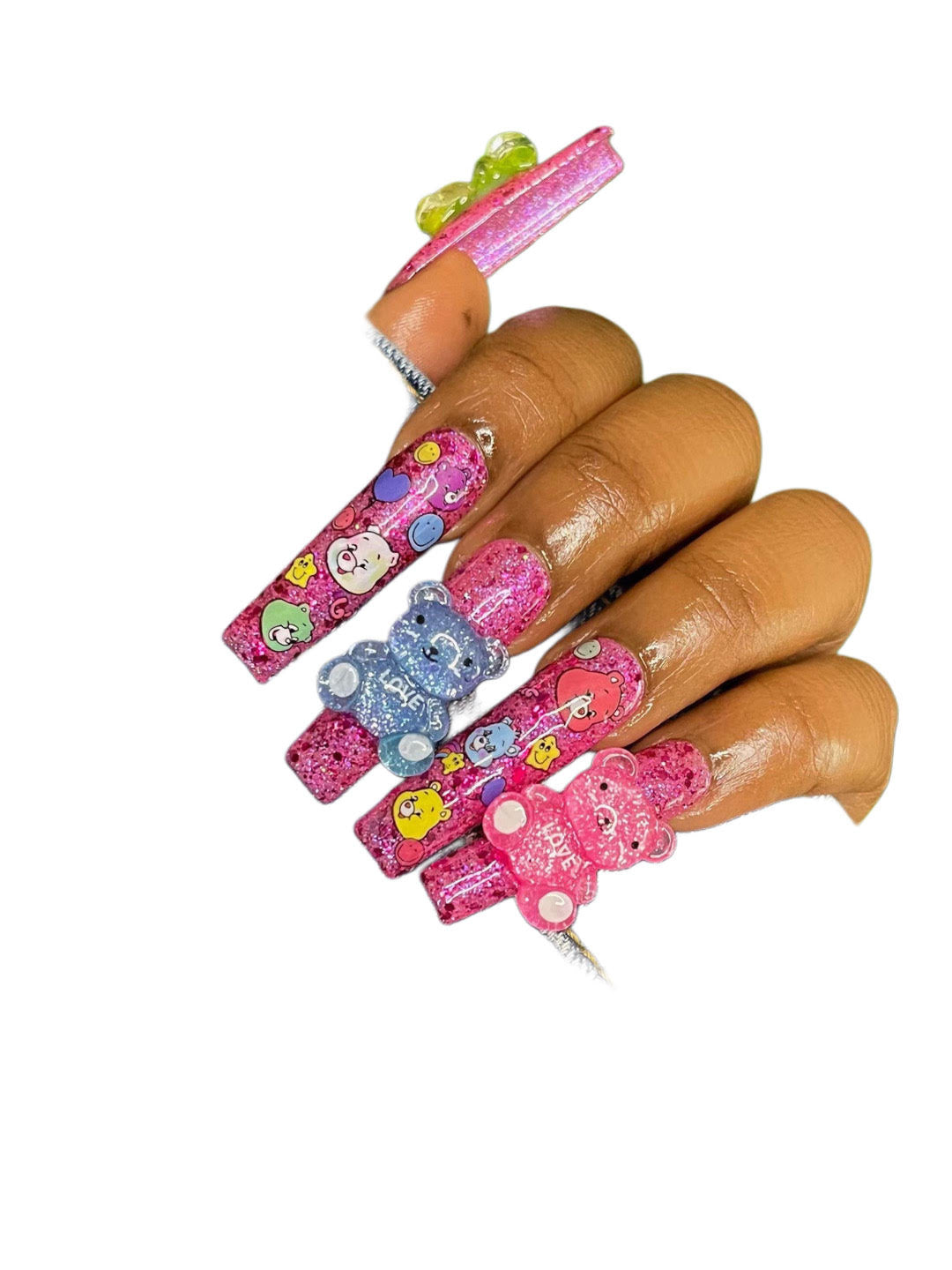 Twiinz Towerz Gummy bear Press on Nails